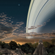 Imagen para el artículo titulado Los inmensos anillos de Saturno comparados con la Tierra